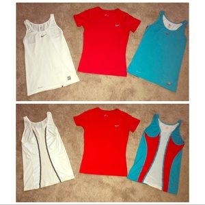 Nike athletic tops